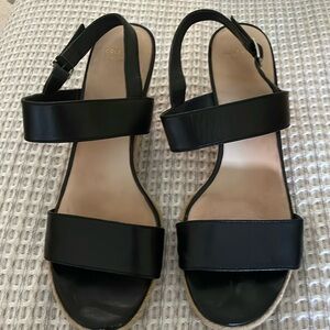 Cole Haan Leather Sandals Black